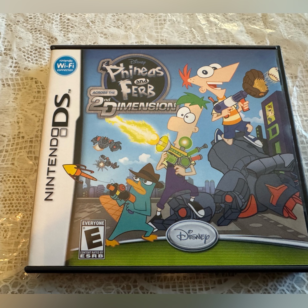 Nintendo DS Phineas and Ferb Across the 2nd Dimension Game